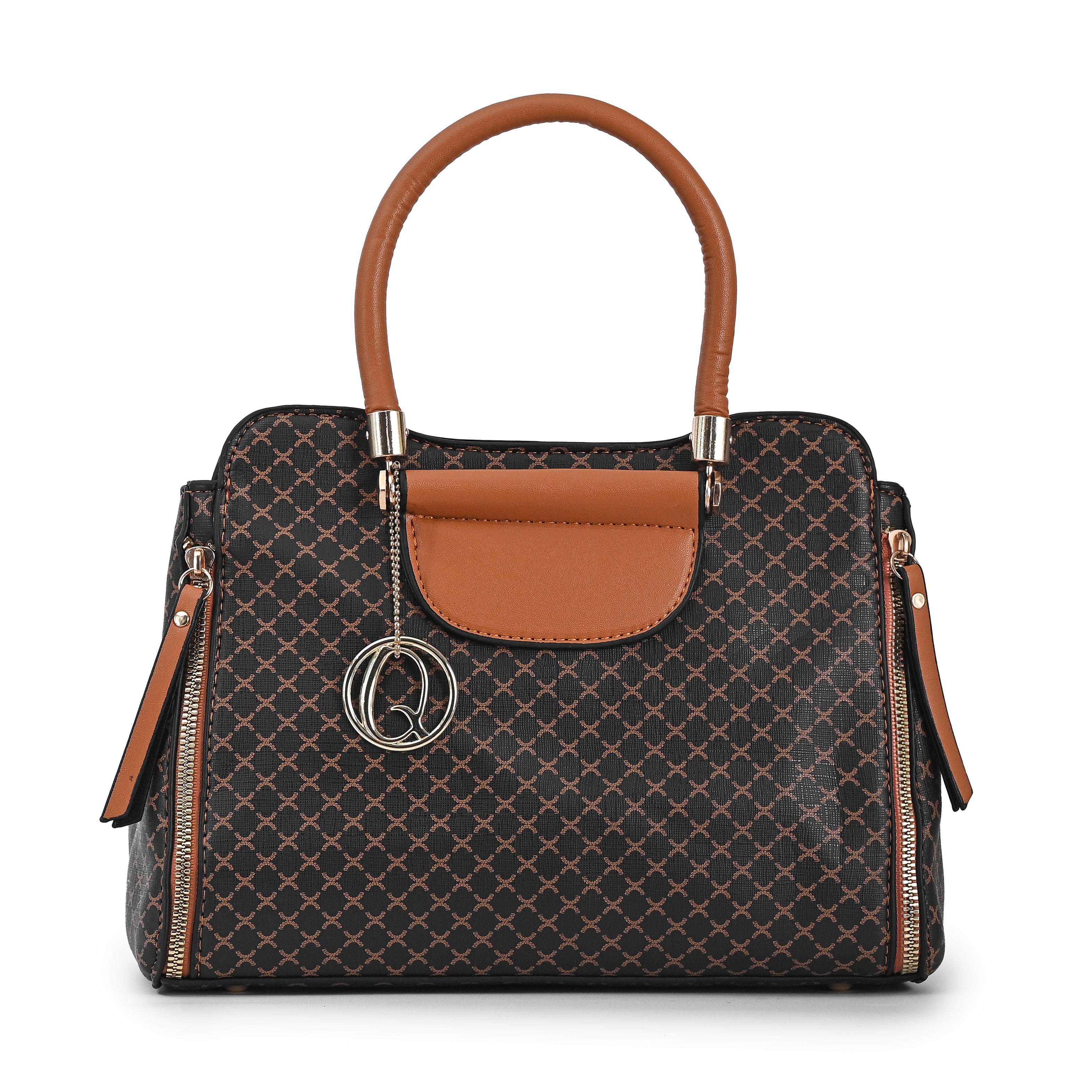 QIARRA Women's Brown bag, Satchel bag for Women – Secure and Women's Party Purse With Minimalist Design VB8065