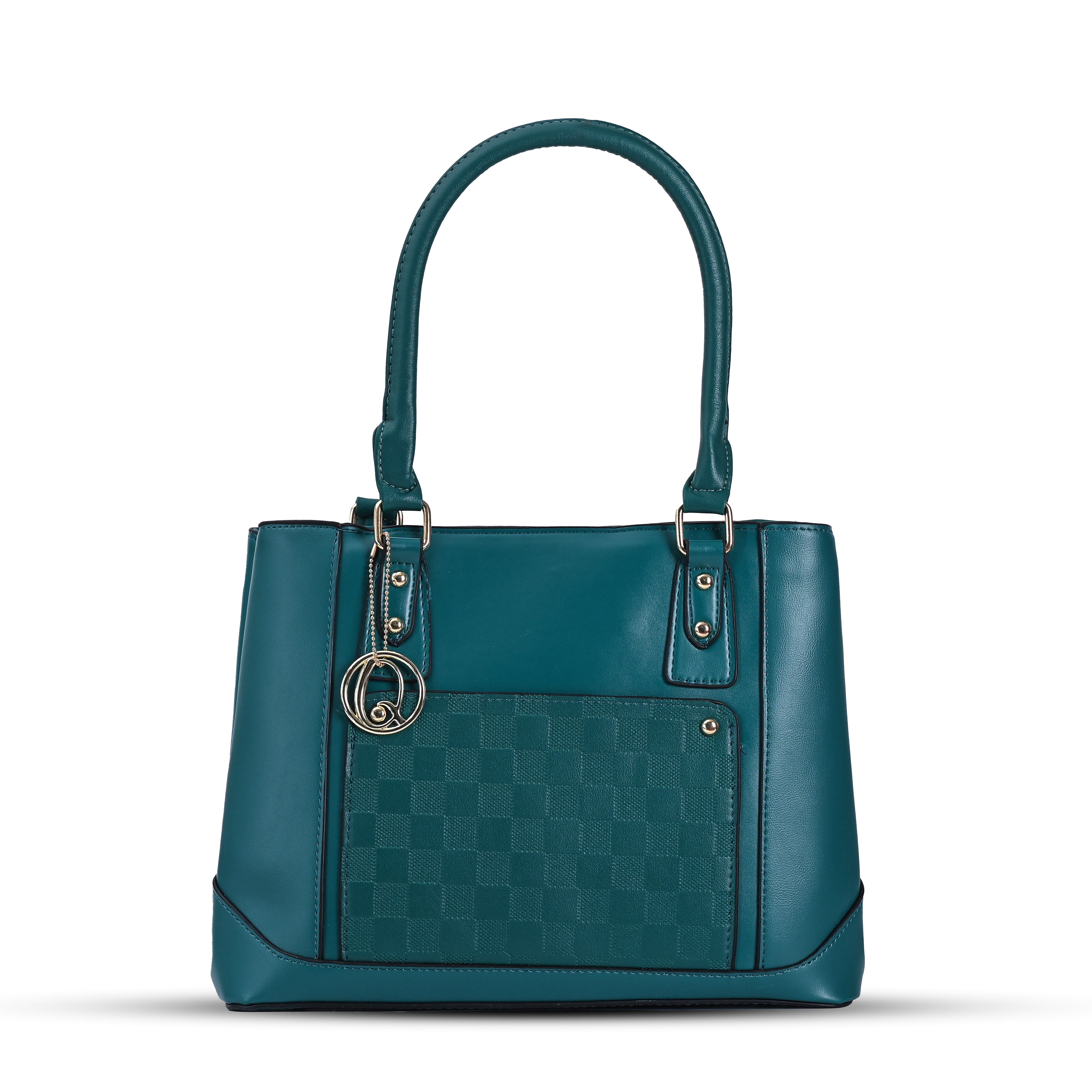 QIARRA Women's Bottle Green Small Satchel Bag- Stylish,Casual,Daily Handbag, Purse For Women VB8081