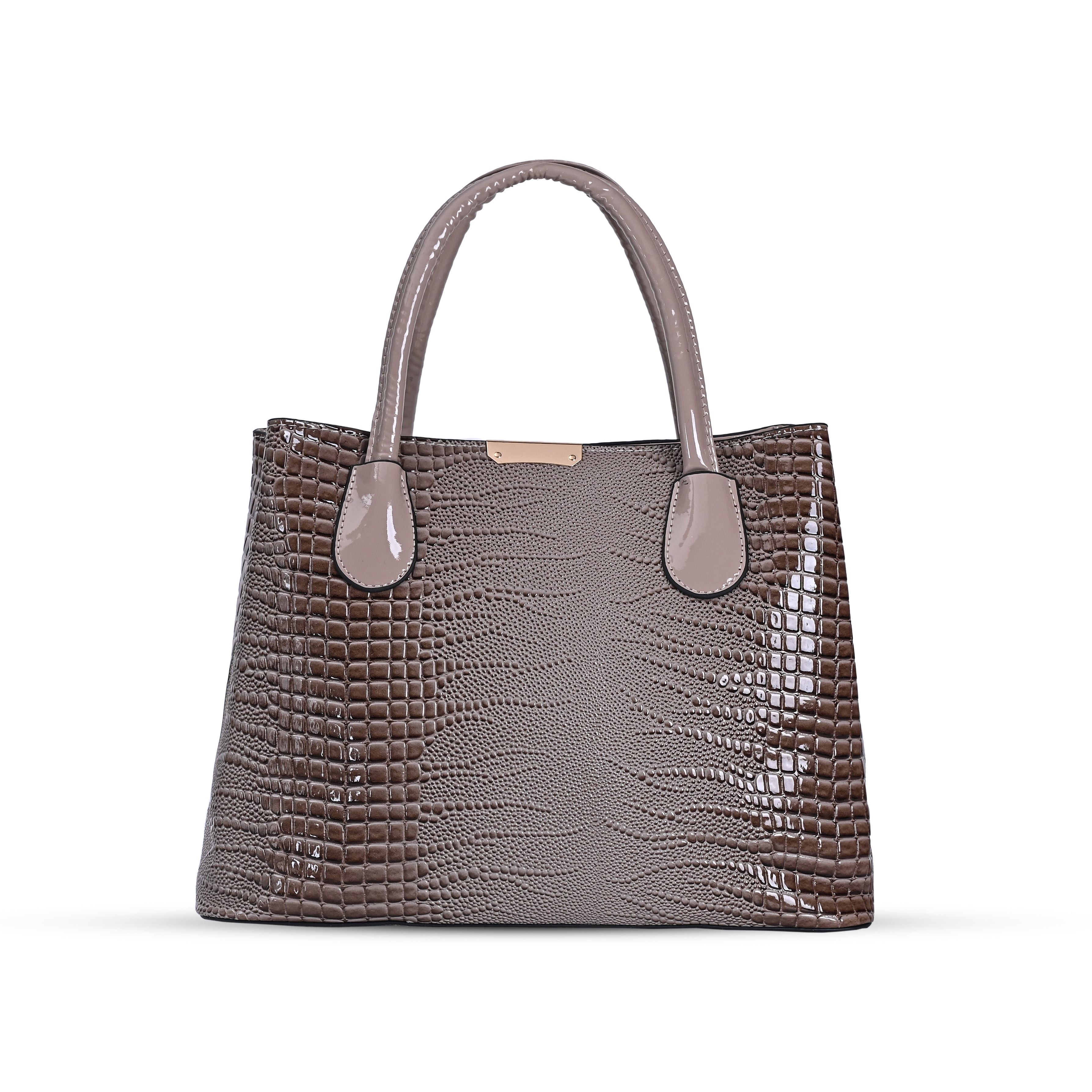 QIARRA Women Wood Brown Premium Clutch Handbag, Soft & Secure Style Handbag for Women VB8090