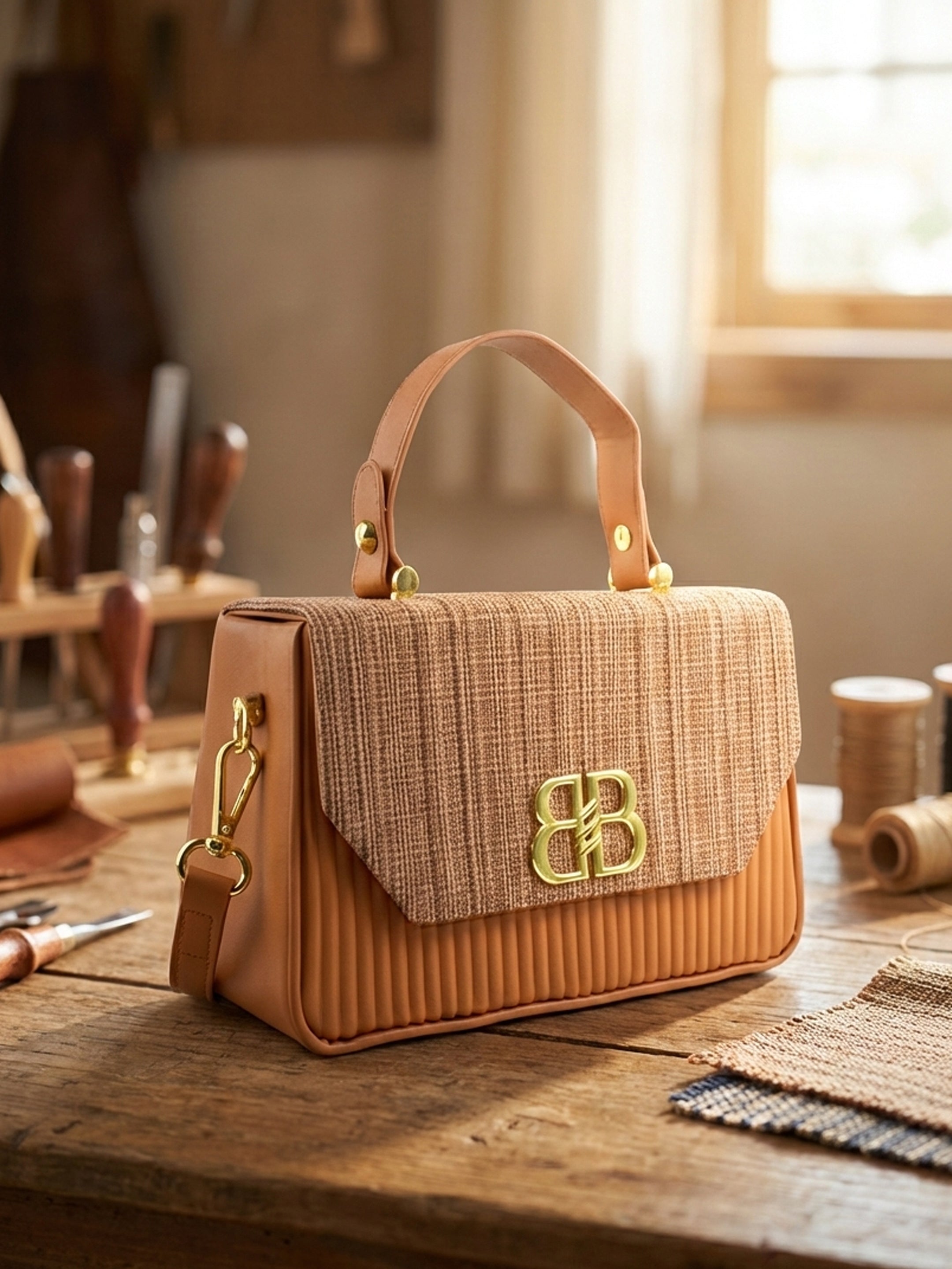 Ajanta Stylish Shimmery Design Women’s Sling bag with Detachable Strap