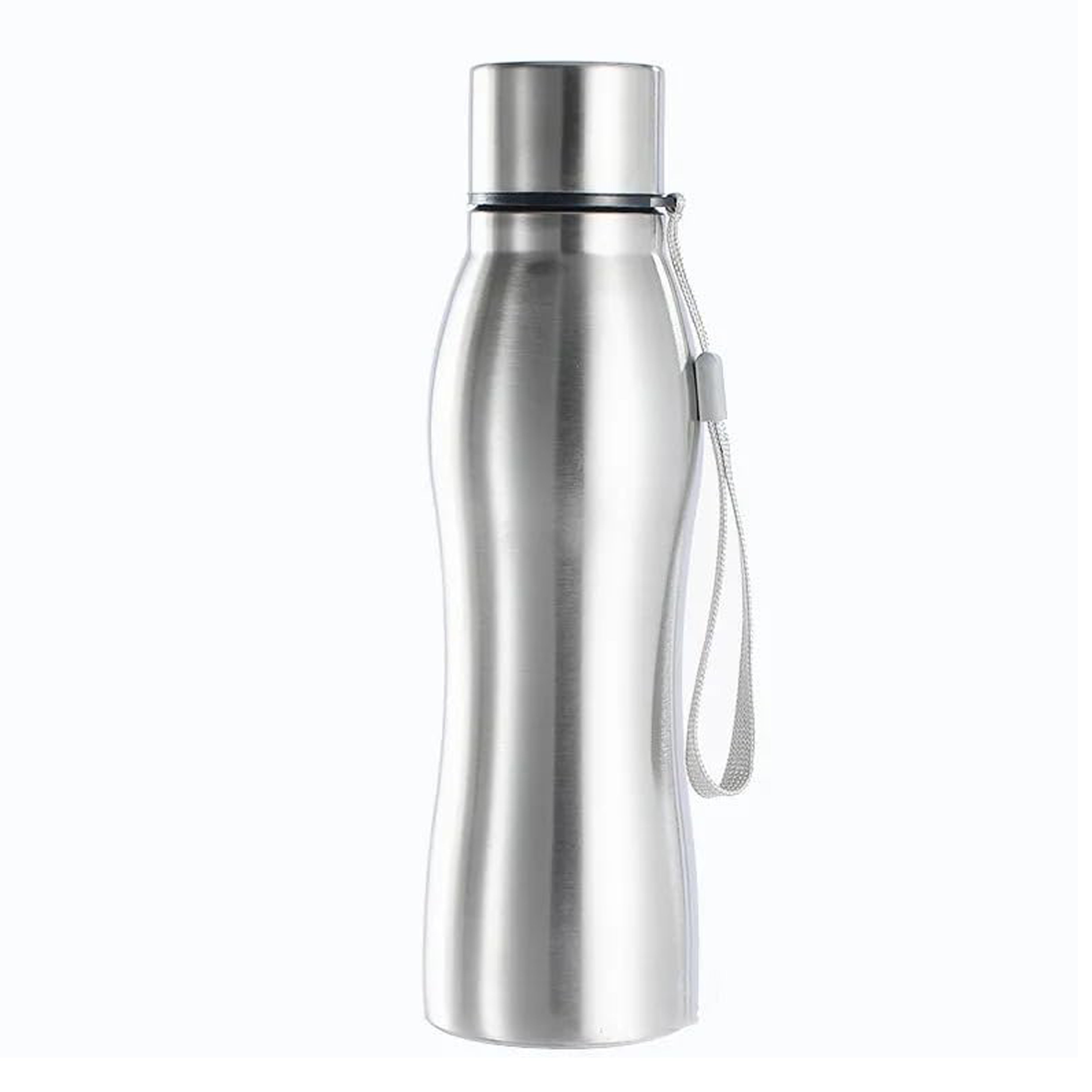 Ajanta Stylish Design 1000ml Stainless Steel Flask | Leakproof Water Bottle with Carry Strap