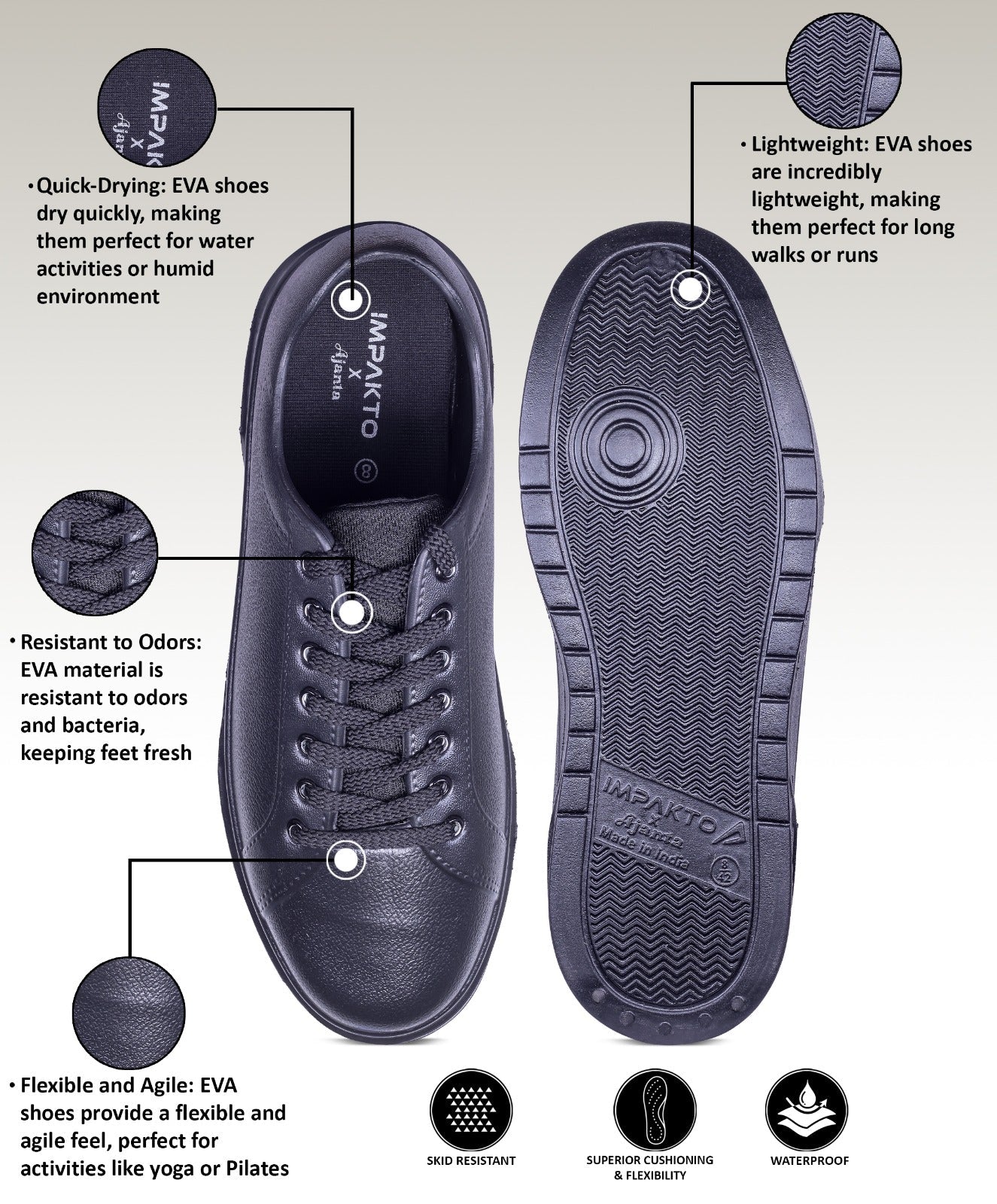 black shoes for men​