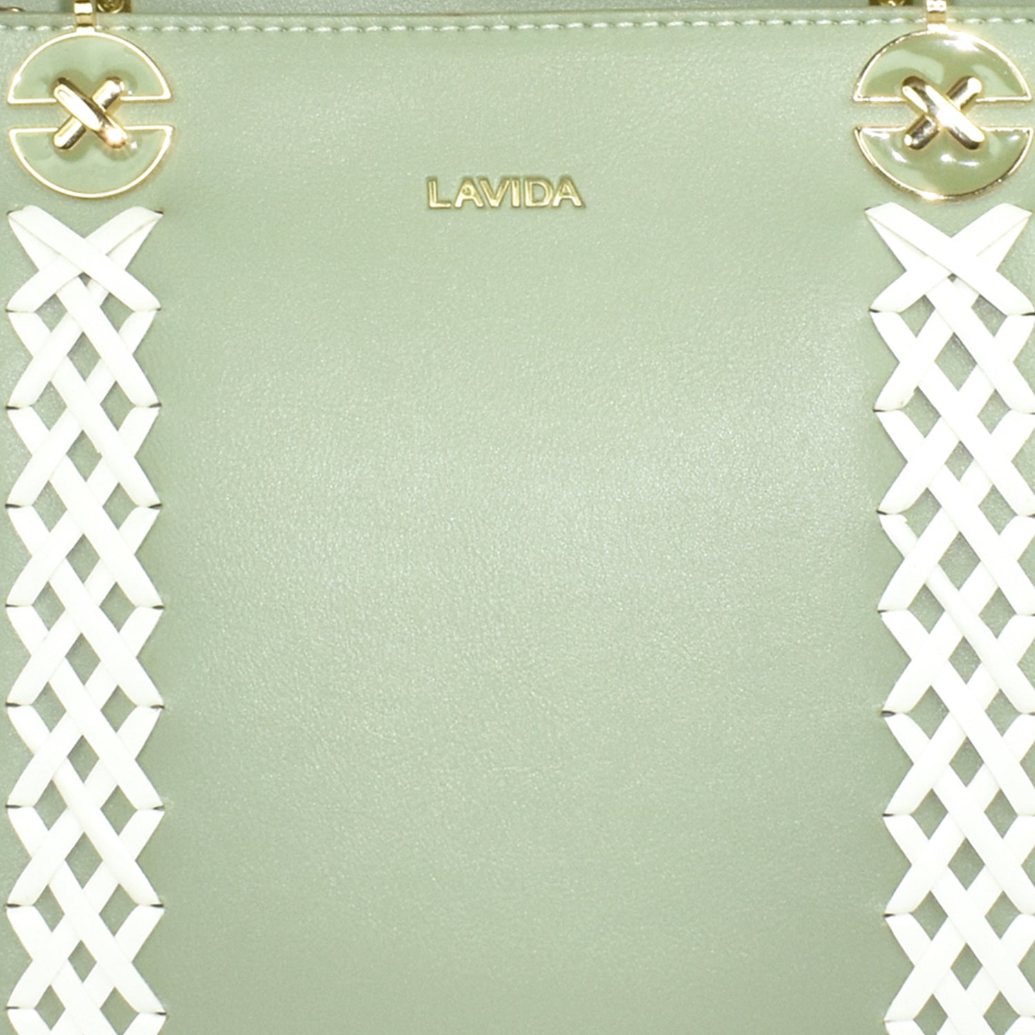 QIARRA by Ajanta Green Synthetic Handbag for Women | 2 Compartments | Detachable Sling Strap | Stylish Daily Use Bag-VB8016