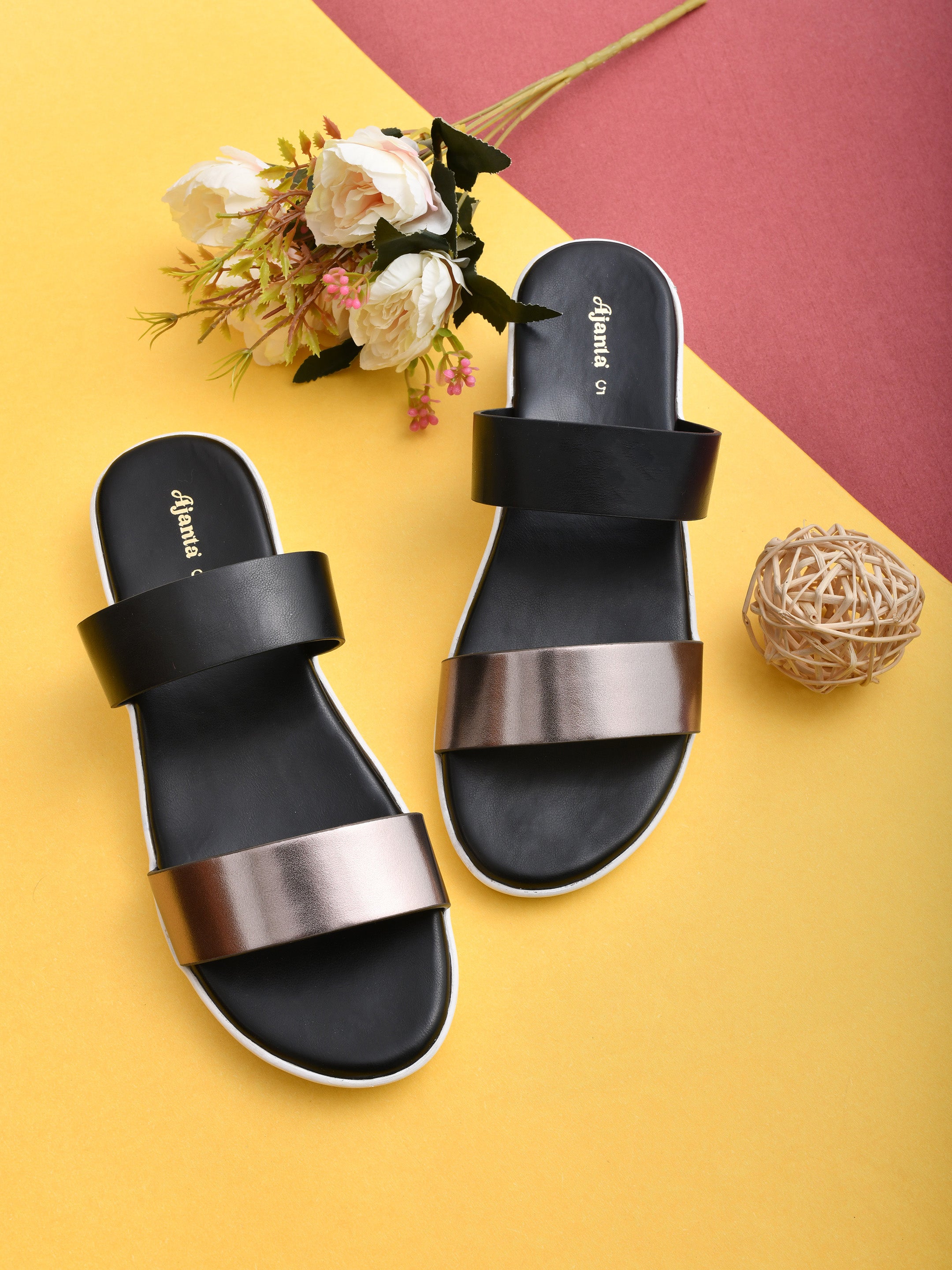Ajanta Women Sandal / Anti-Skid Sandals / Slip-Resistant Sole with All-Day Comfort / Lightweight & Stylish Everyday Wear EL3004