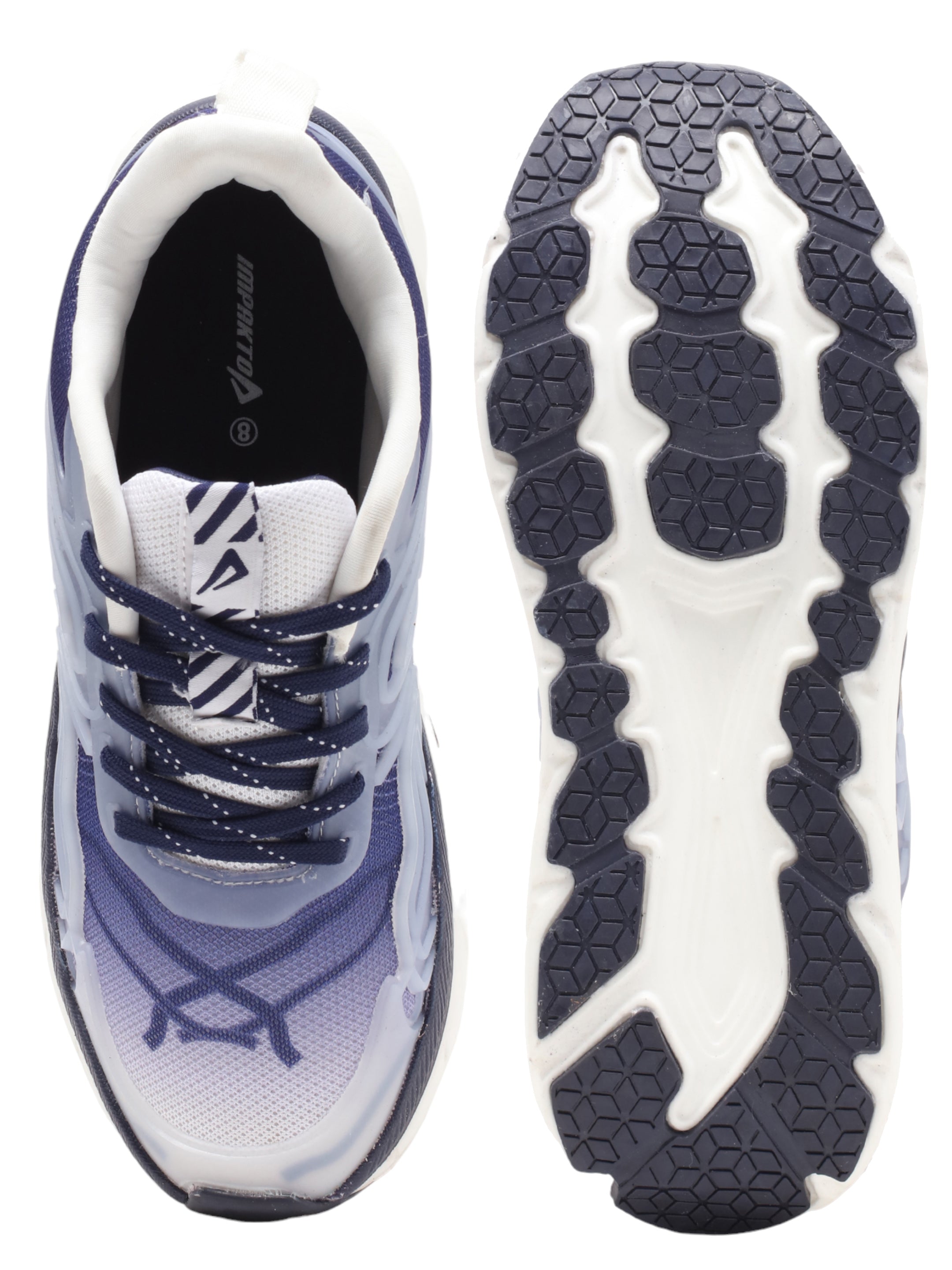 Impakto by Ajanta Men’s Purple Running Shoes