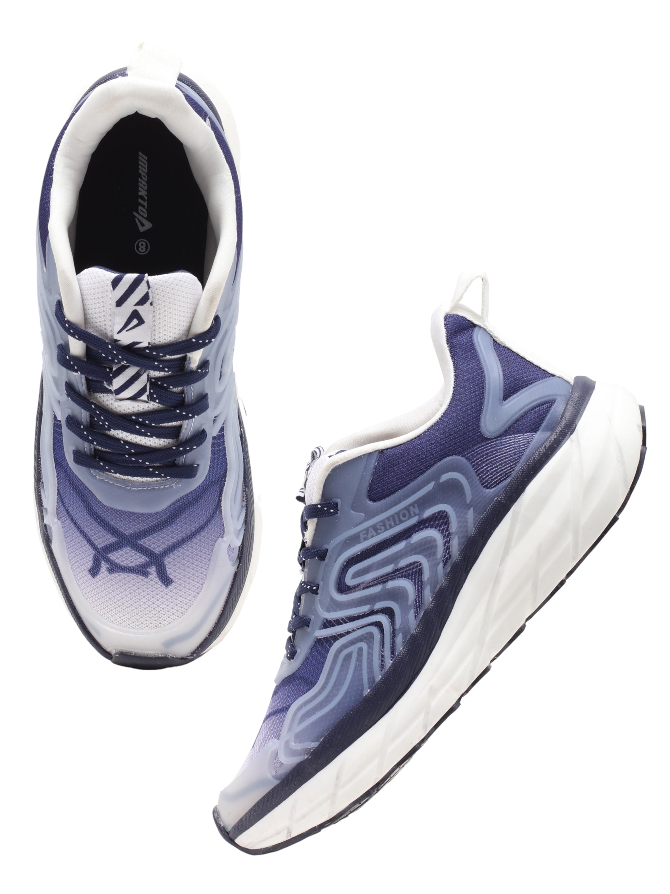 Impakto by Ajanta Men’s Purple Running Shoes