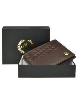  Ajanta Men Brown Bi-Fold Leather Wallet MW5002