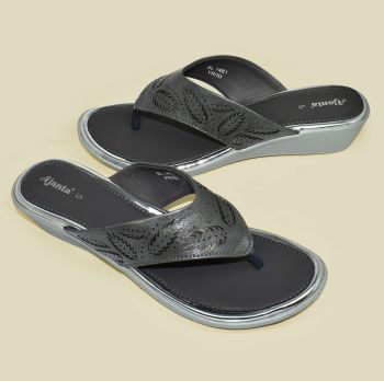 Ajanta Women Grey Flat Sandal BL1481