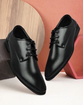 Ajanta Men Formal Shoes with Lace-Up Derby Shoes,Perfect for Formal,Business & Parties EG5008