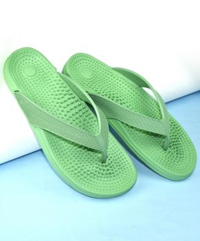 Ajanta Green Slipper for Women FT0409
